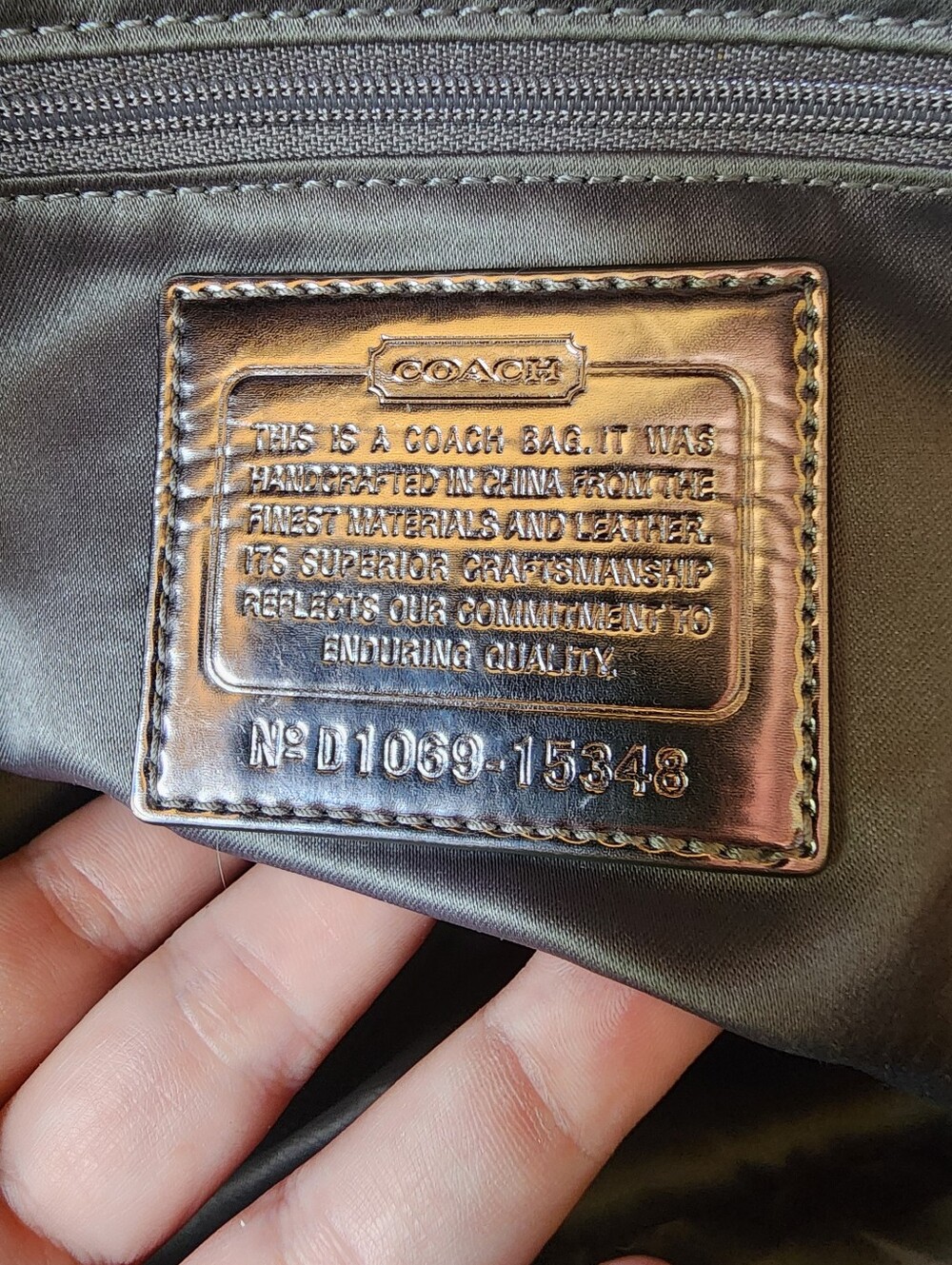 Coach Poppy Spotlight Blue Sequin Backpack, EUC, 2010, 15348 - Picture 15 of 15